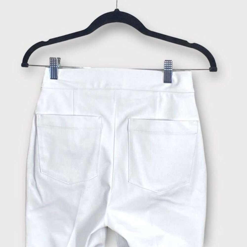NWT Spanx On-The-Go Slim Straight Pant Classic White,  Size Extra Small Tall - Picture 7 of 8